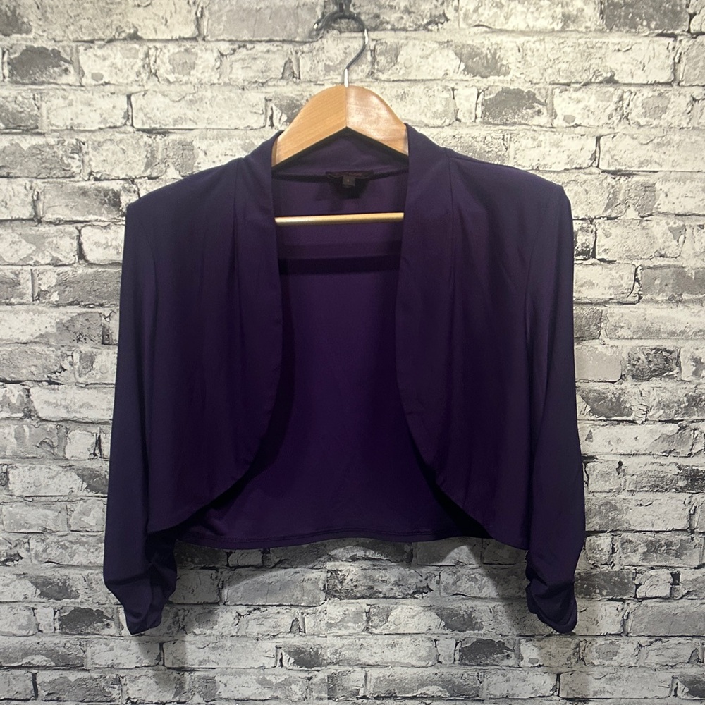 EUC Rekucci Purple  Cardigan Women's Size L
